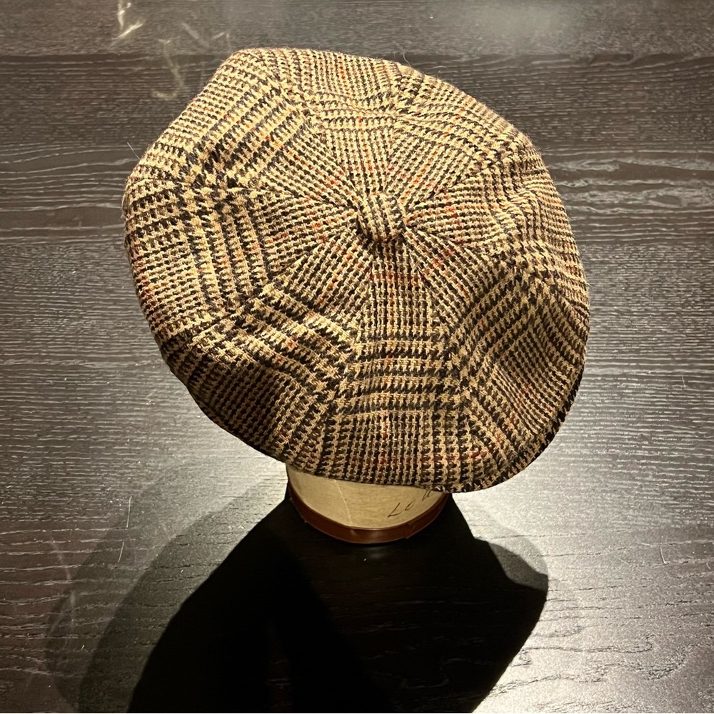 Vintage Harrods Wool Newsboy